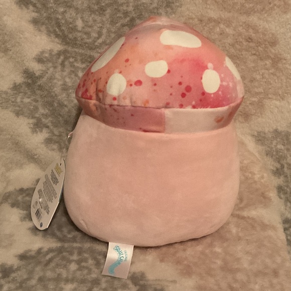 Squishmallows Pink and White Mushroom Plush - Picture 3 of 3